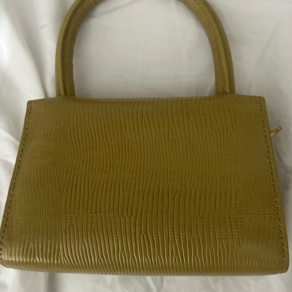 By Far Mini Leather Crossbody Bag in Green - Picture 7 of 10